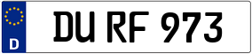Truck License Plate
